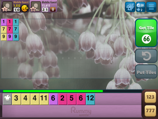 Rummy World iPad app afbeelding 2