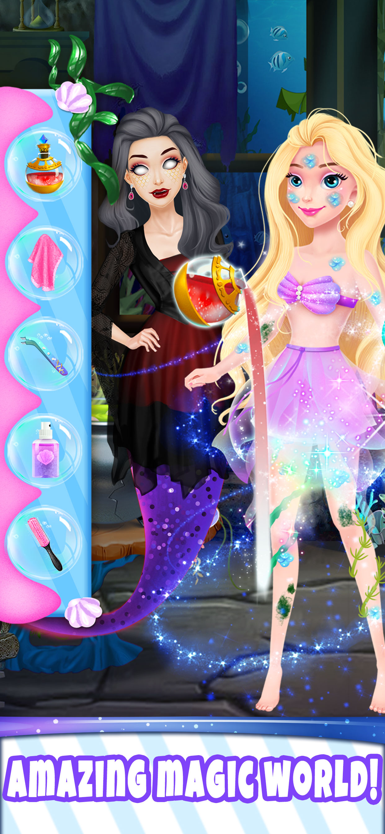 Princess Mermaid Girl Games