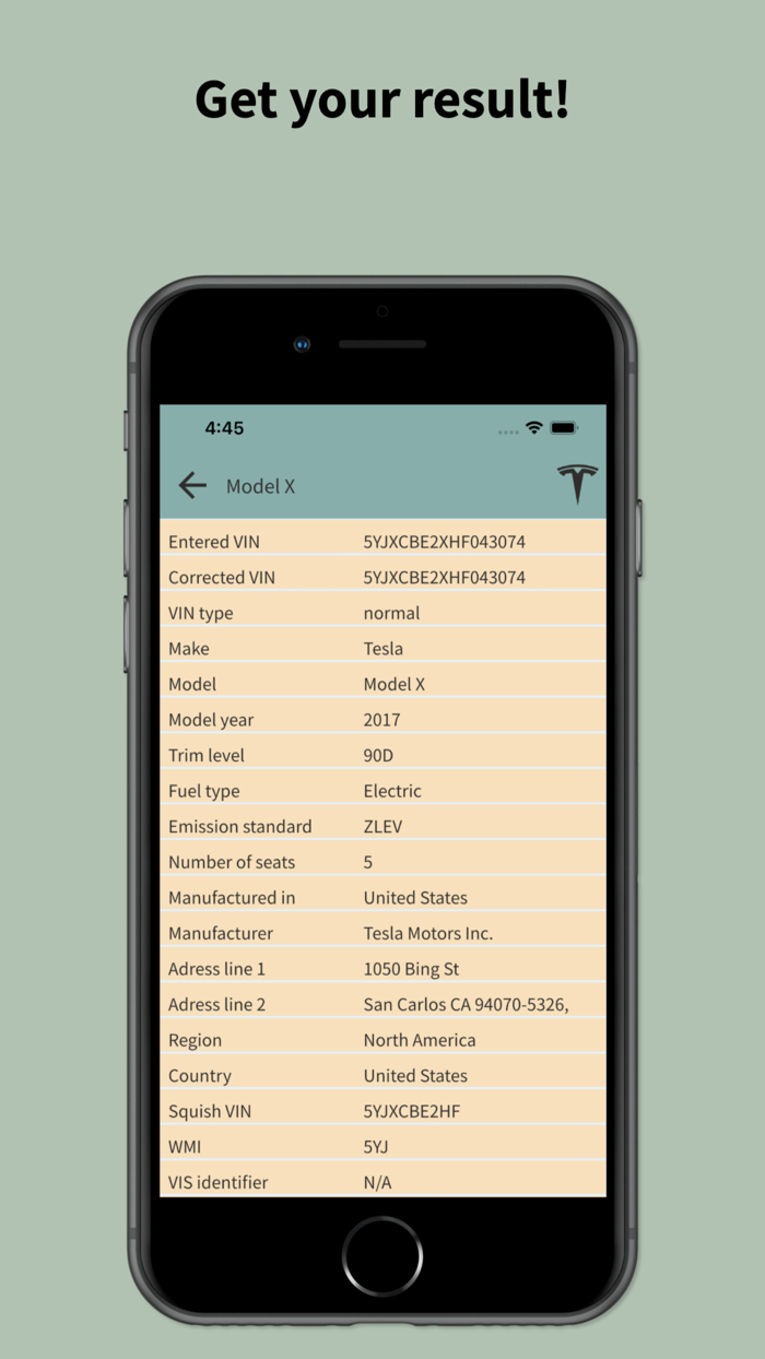 VIN decoder and Barcode Scanner