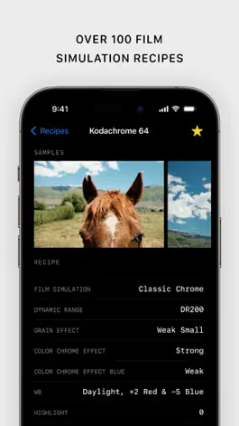 Game screenshot Fuji X Weekly — Film Recipes apk