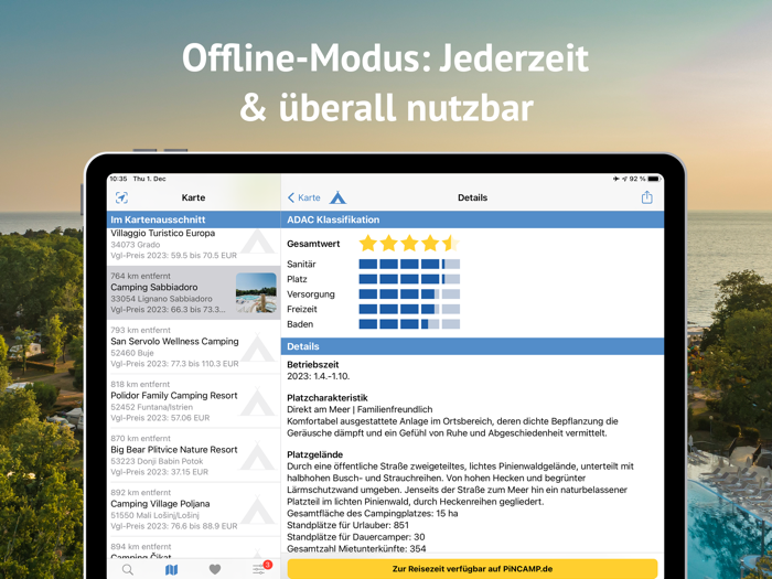 ADAC Camping - Stellplatz 2023