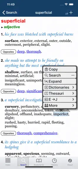 Game screenshot Oxford Thesaurus of English. apk