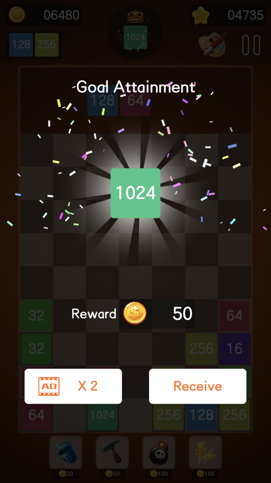 #4. Mega Merge - Challenge to 2048 (iOS) 由: 欢 饶