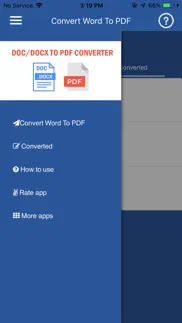 convert doc/docx to pdf iphone screenshot 1