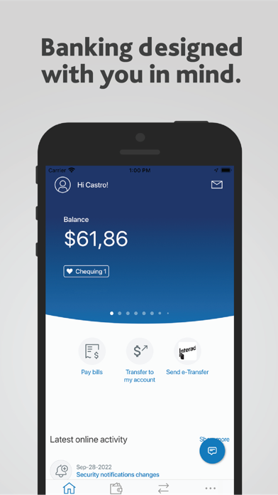 Alterna Bank Mobile Banking Screenshot