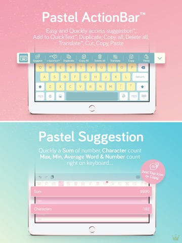 Pastel Keyboard Themes Colorのおすすめ画像5