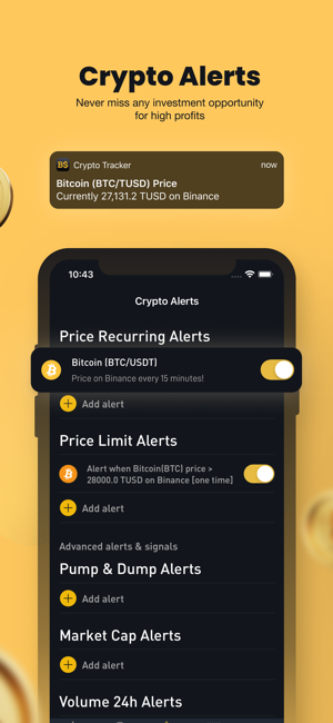 ‎Crypto Tracker by BitScreener Screenshot