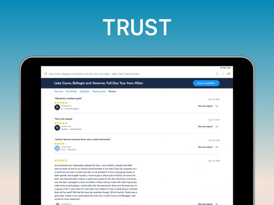 Lake Como Travel Guide - Italy iPad screenshot 7 - Navigation app