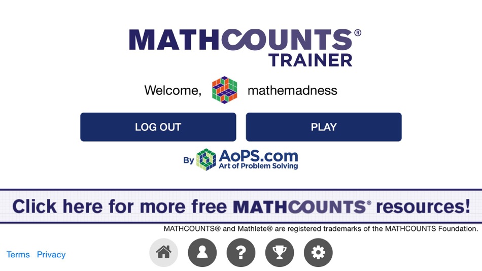 #1. MATHCOUNTS Trainer (iOS) 由: Art of Problem Solving