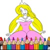 Princess Coloring Pages & Book icon