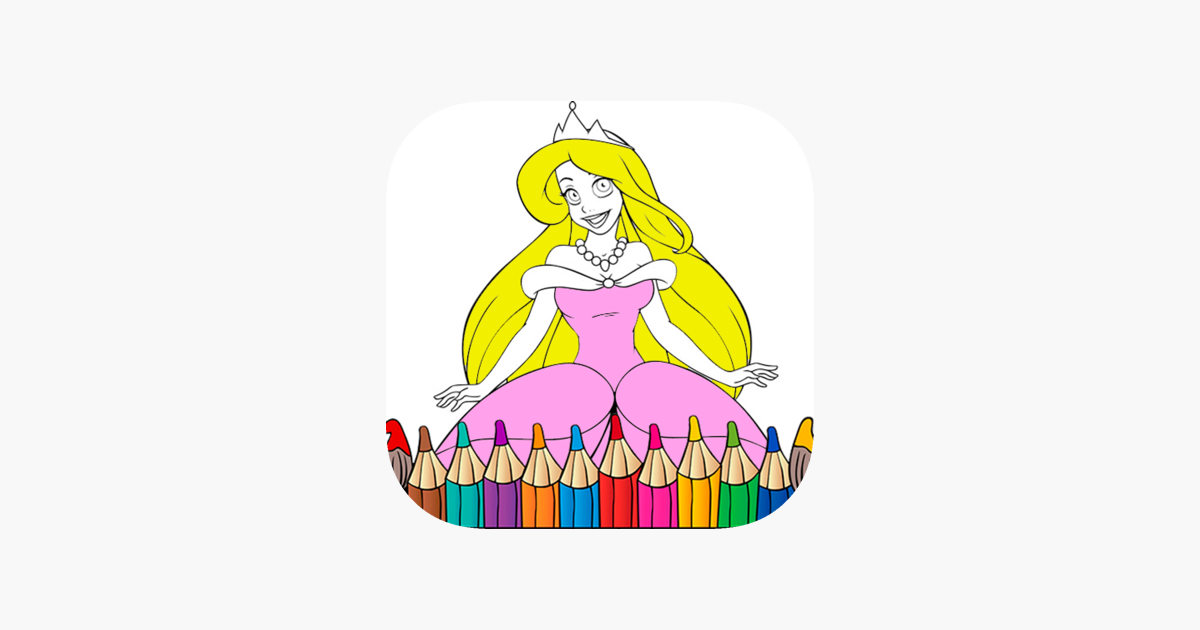 Desenho Para Colorir jogo dos erros - princesas - Imagens Grátis