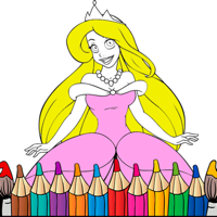 Princess Coloring Pages and Book