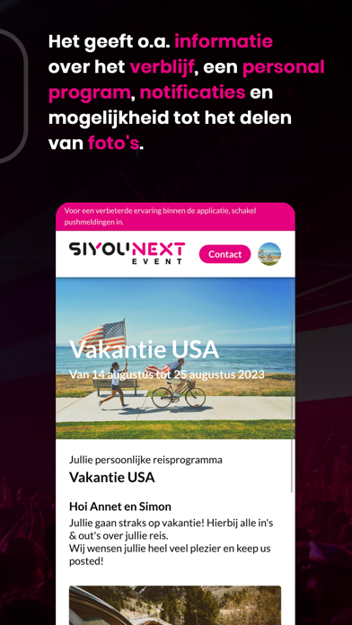 SIYOUnext event Screenshot