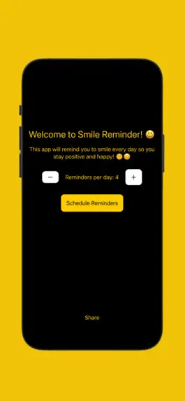 Game screenshot Smile Reminder For Daily Habit apk