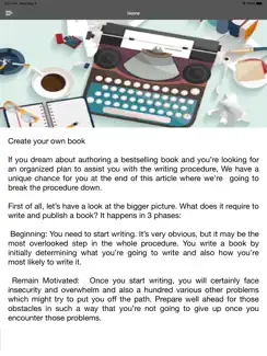 Write a Book: New Writer Guide iPad image 1