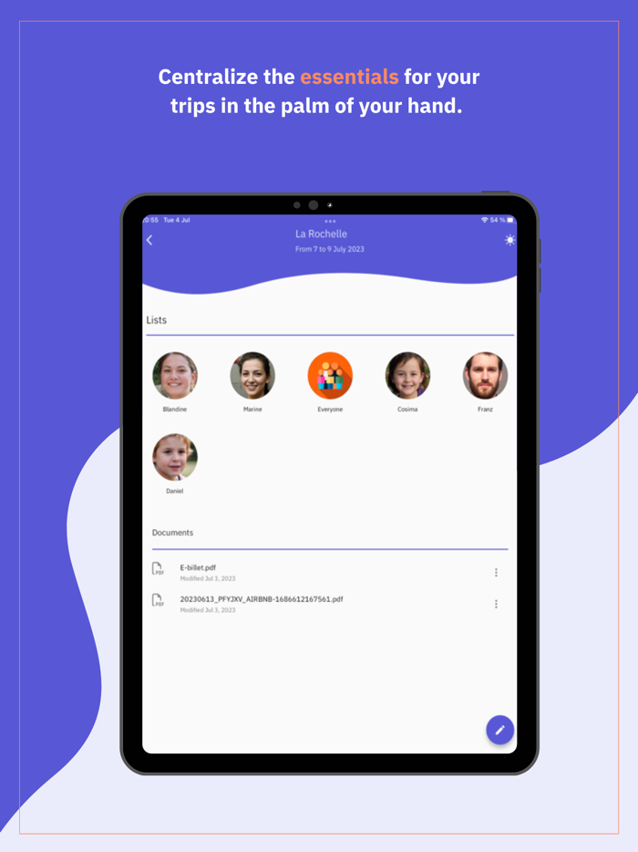 Liszt  travel organiser