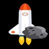 Asteroid rain icon