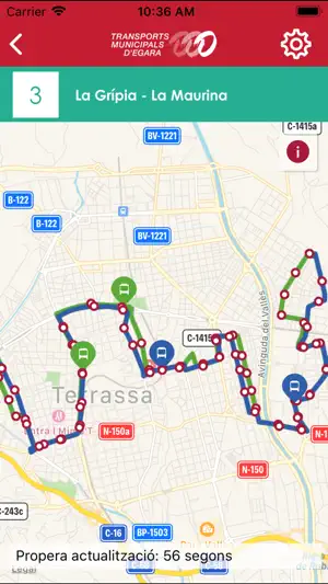 TMESA - Bus Terrassa screenshot 2