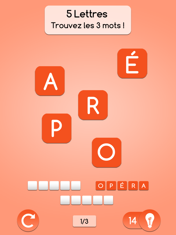 Screenshot #5 pour AnagrApp -Jeu de Mots, mémoire
