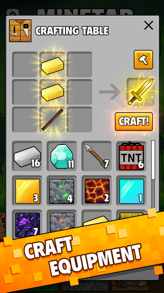 #3. Minetap: Merge-Idle RPG (iOS) 来自: Geeky House FZ-LLC