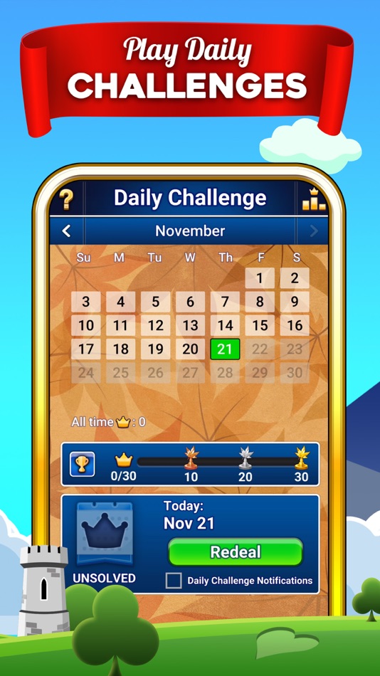 #4. Castle Solitaire: Card Game (iOS) 由: MobilityWare