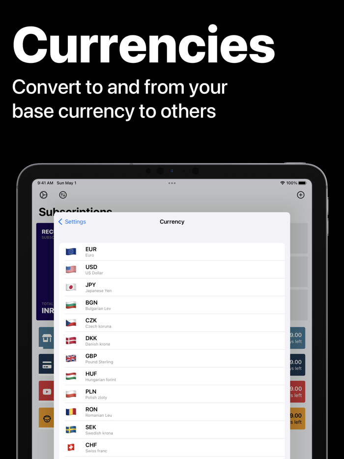 Recur - Subscription Manager
