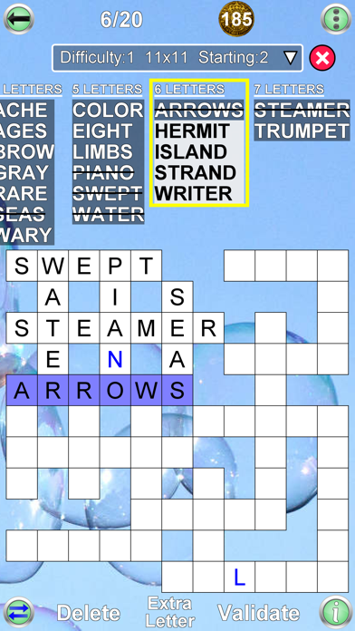 Arrow Crossword & Other Games Screenshot