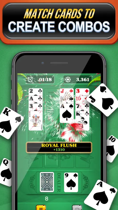 5-Card Solitaire: Match Cards