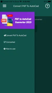 How to cancel & delete convert pdf to autocad 1