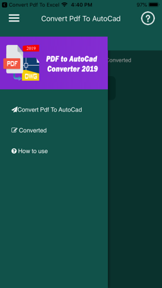 Convert PDF to AutoCad screenshot 1