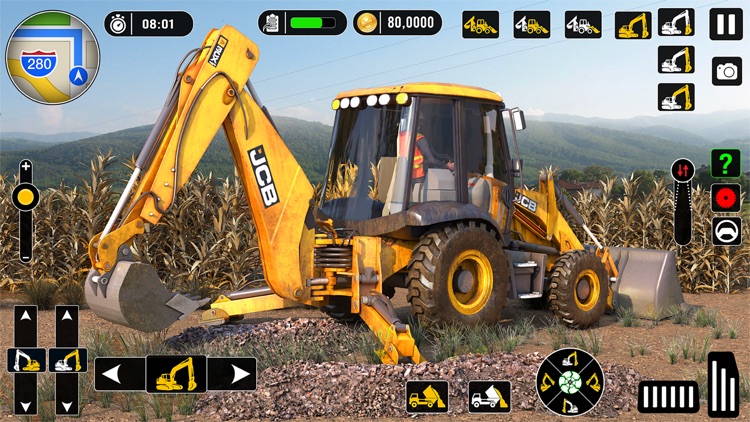 JCB Games 3D Excavator Games