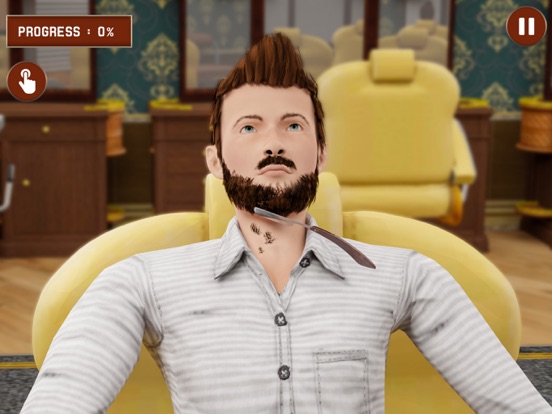 Barber Shop Hair Cutting Game screenshot 4