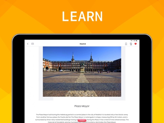 Madrid Travel Guide Offline iPad screenshot 5 - Travel app