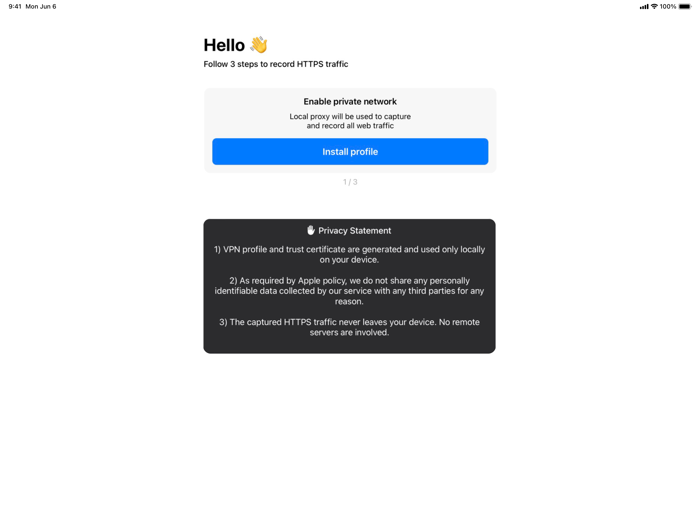 WebProxyTool Inspect requests