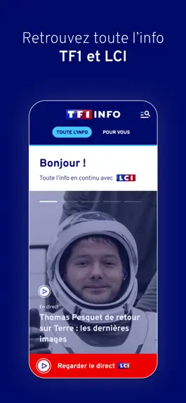 Game screenshot TF1 INFO - LCI : Actualités mod apk