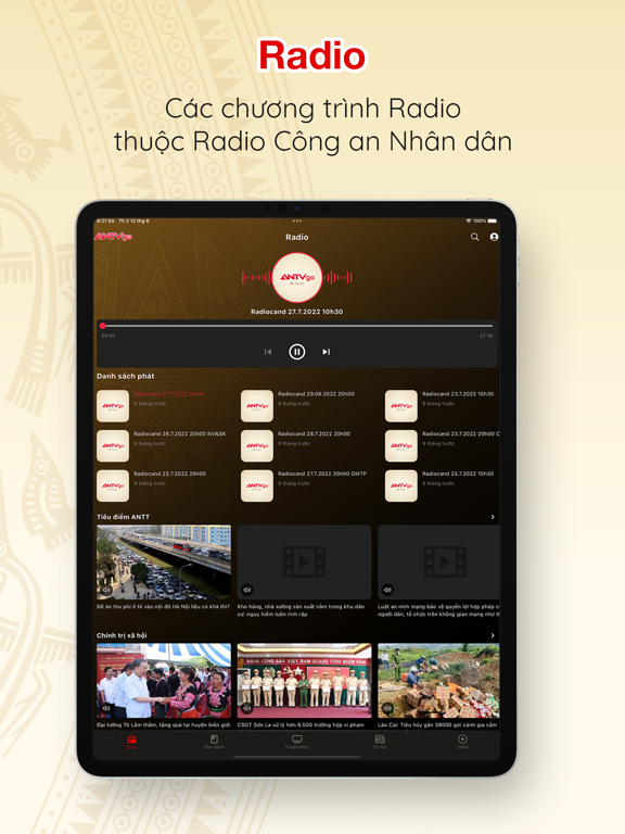 ANTV Go iPad screenshot 5 - News app