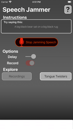 Speech Jammer screenshot 1
