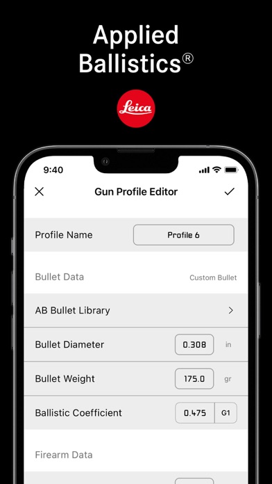 Leica Ballistics Screenshot