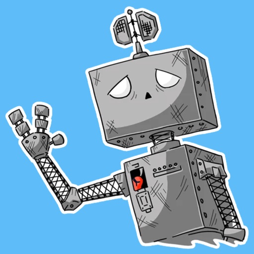 Robots emoji - smiley stickers icon