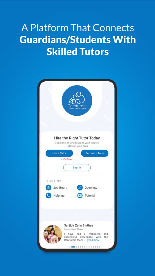 #1. Caretutors (iOS) 由: Masud Parvez Raju