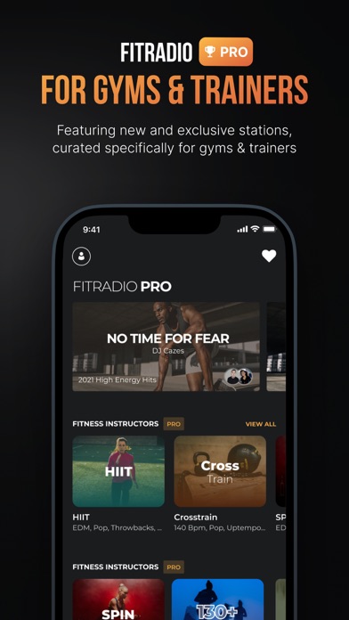 Fit Radio: Train Inspired Screenshot