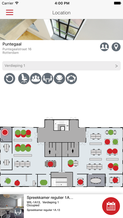 Officebooking blue Screenshot