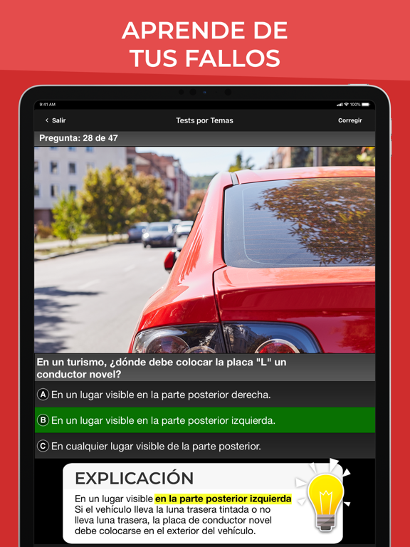 Screenshot #6 pour Autoescuela Móvil. Test DGT