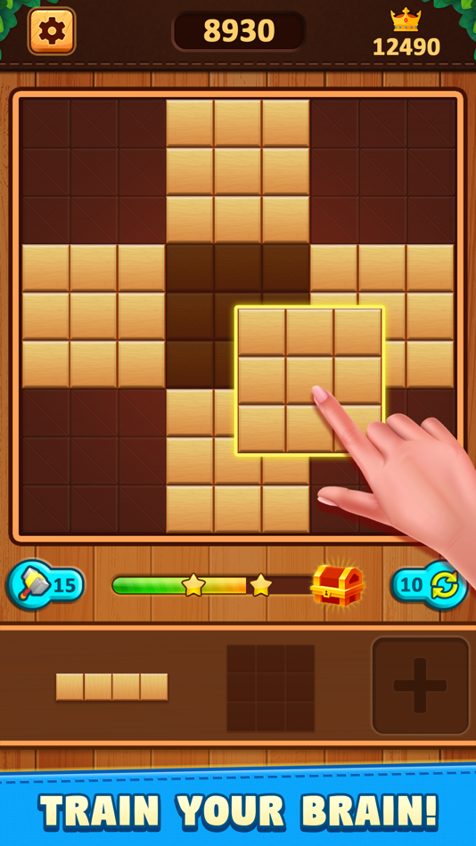 #5. Woody Block Puzzle Game (iOS) Podle: Mrudul Babariya