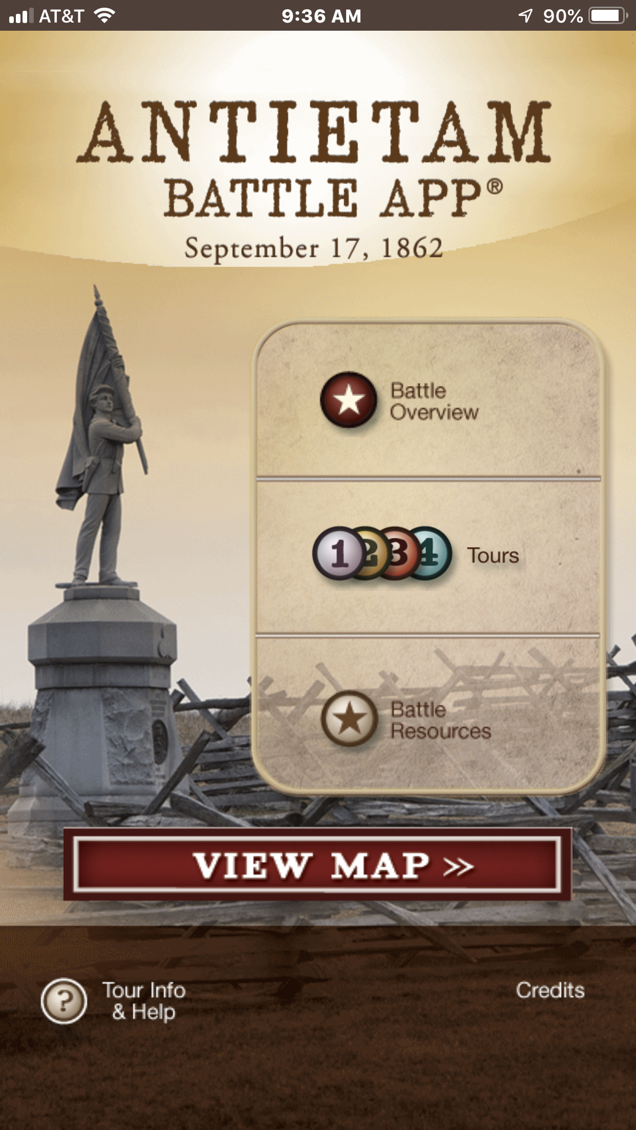 Antietam Battle App