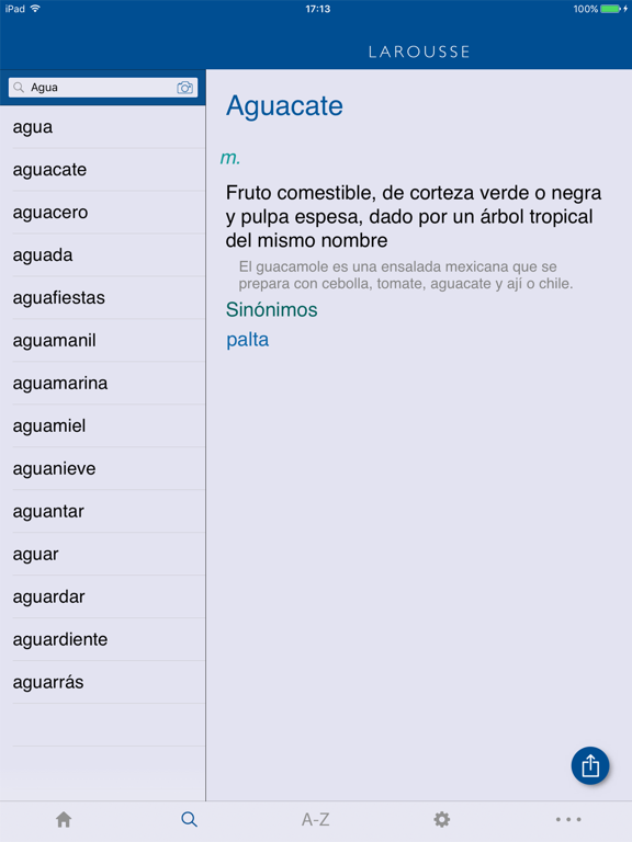 Screenshot #2 for Larousse Spanish Basic