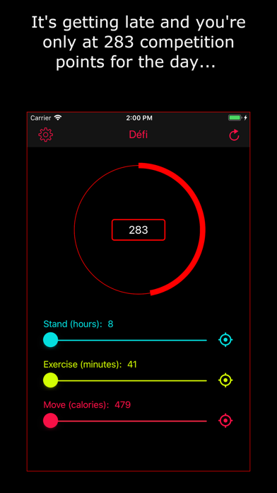 Défi Fitness app screenshot