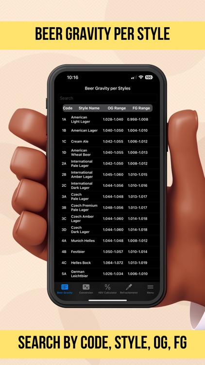 ABV Calculator Gravity & Plato screenshot-4