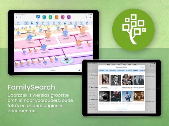 MobileFamilyTree 10 iPad app afbeelding 8