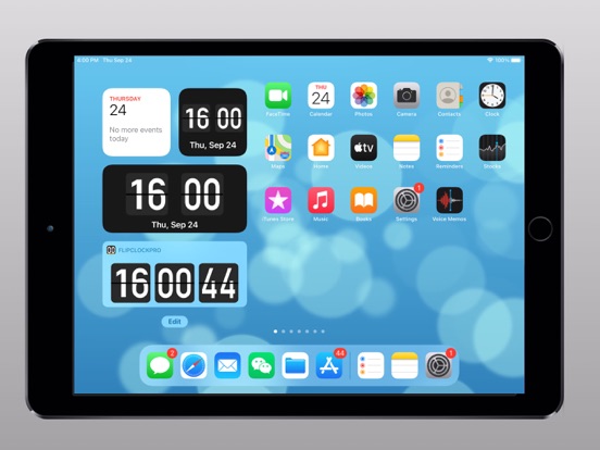 Flip klok - digitale tijd iPad app afbeelding 6